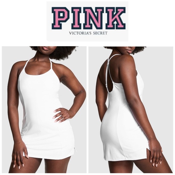 🆕Victoria's Secret PINK White Ultimate Active Dress XL🆕 - Picture 1 of 16